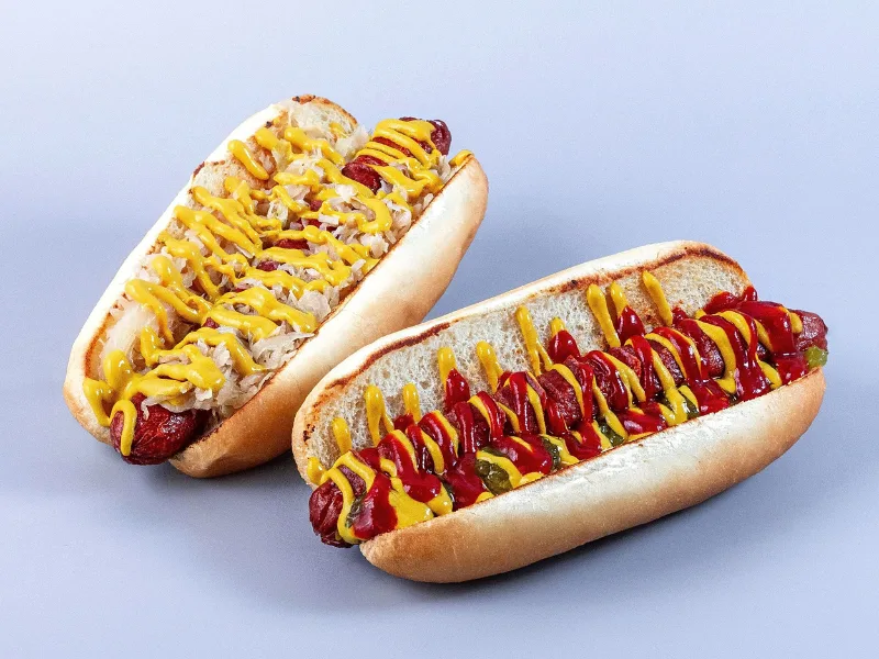 All-Out jumbo hot dog